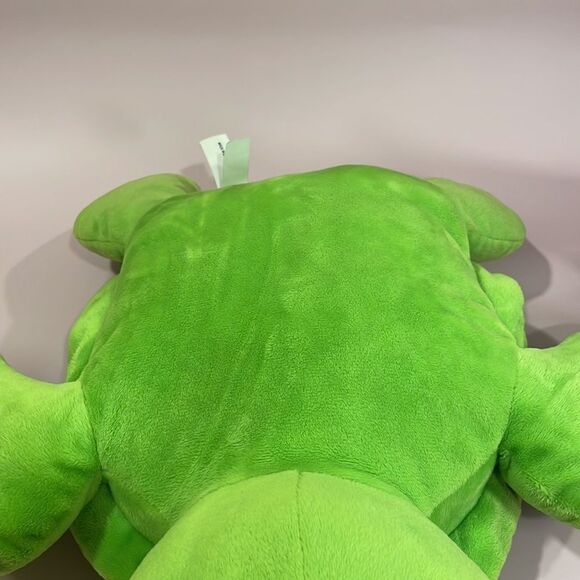 Giant Green Sea Turtle with Green Glittery Eyes Excellent Used Condition 18” - Picture 11 of 11